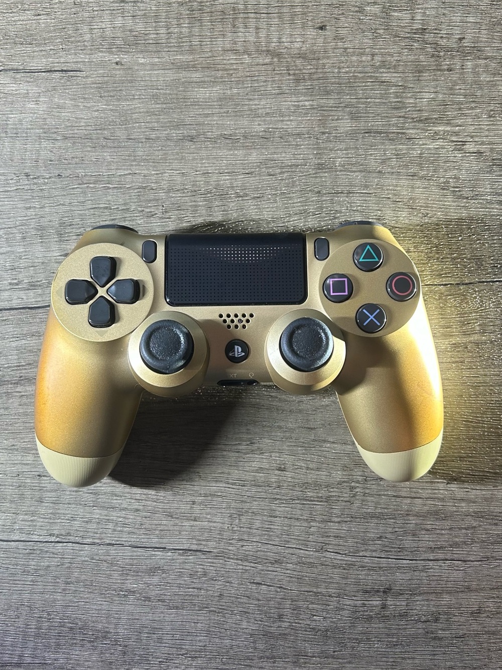 Sony DualShock 4 Wireless PS4 Controller w/ Touchpad - Gold (stick drift)